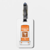 Kayaking is mijn geneesmiddel bagagelabel (Achterkant verticaal)