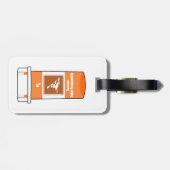 Kayaking is mijn geneesmiddel bagagelabel (Achterkant horizontaal)