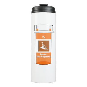 Kayaking is mijn geneesmiddel thermosbeker