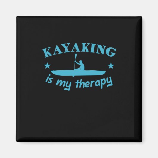 Kayaking is mijn therapie magneet (Voorkant)
