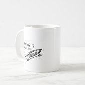 Kayaking is sociale vervorming koffiemok (Voorkant links)