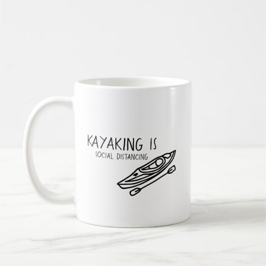 Kayaking is sociale vervorming koffiemok (Links)
