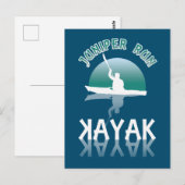 Kayaking Juniper run - Kayak Briefkaart (Voorkant / Achterkant)