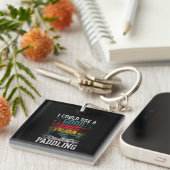 Kayaking kan wel paddling gebruiken sleutelhanger (Voorkant Rechts)