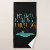 Kayaking Kayak Gift Badhanddoek (Badhanddoek)