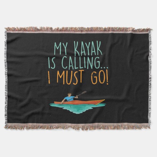 Kayaking Kayak Gift Deken (Voorkant)