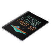 Kayaking Kayak Gift Notitieboek (Linkerzijde)