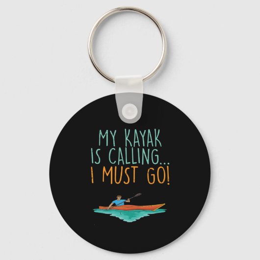Kayaking Kayak Gift Sleutelhanger (Voorkant)