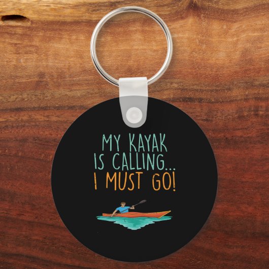 Kayaking Kayak Gift Sleutelhanger (Voorkant)