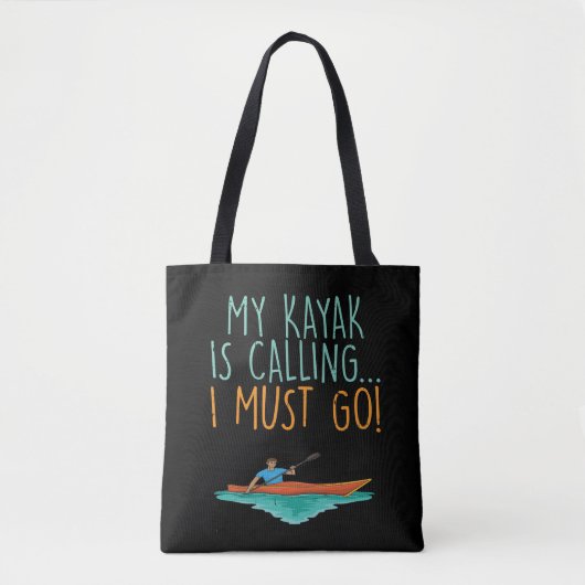 Kayaking Kayak Gift Tote Bag (Voorkant)