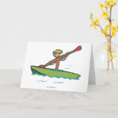 Kayaking Kayak Kaart (Gele Bloem)