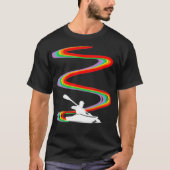 Kayaking Kayak Rainbow Pride _1 T-shirt (Voorkant)