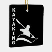 Kayaking Keramisch Ornament (Rechts)