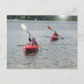 Kayaking Kinder Briefkaart (Voorkant)