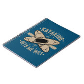 Kayaking laat me nat notitieboek (Linkerzijde)