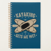 Kayaking laat me nat planner (Voorkant)