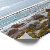 Kayaking langs de kust van Napali, Kauai, Hawaii Poster (Hoek)