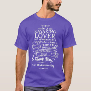 Kayaking Lover Funny Design for Gift 2 T-shirt