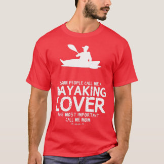 Kayaking Lover mama grappig ontwerp voor cadeautje T-shirt