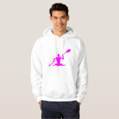 Kayaking - Magenta Hoodie (Voorkant volledig)