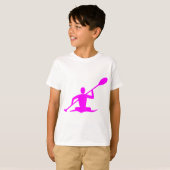 Kayaking - Magenta T-shirt (Voorkant volledig)