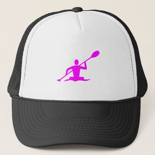 Kayaking - Magenta Trucker Pet (Voorkant)