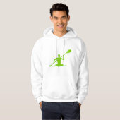 Kayaking - Martian Green Hoodie (Voorkant volledig)