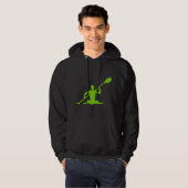 Kayaking - Martian Green Hoodie (Voorkant volledig)