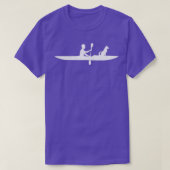 Kayaking met hond Funny Kayak Lover Gift Idea (2) T-shirt (Design voorkant)