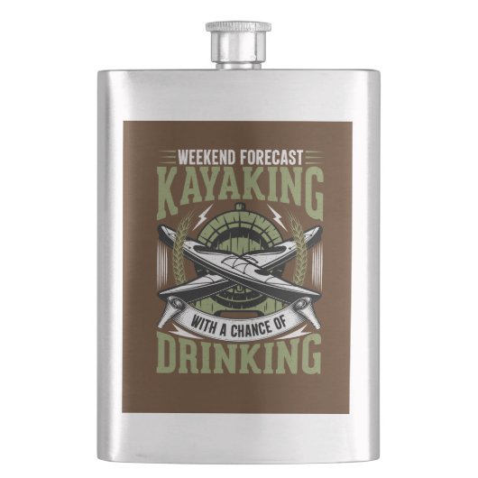 Kayaking met kans op Drink Flacon (Voorkant)