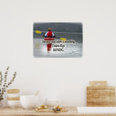 KAYAKING MOTTO/QUOTE FRAMED PRINT (Keuken)
