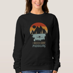 Kayaking Mountains Retro Trui