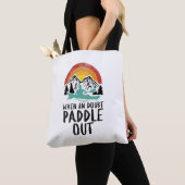 Kayaking Nature Retro Tote Bag (Dichtbij)