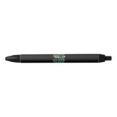 Kayaking Nature Retro Zwarte Inkt Pen (Voorkant)