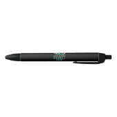 Kayaking Nature Retro Zwarte Inkt Pen (Bodem)