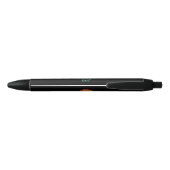 Kayaking Nature Retro Zwarte Inkt Pen (Achterkant)