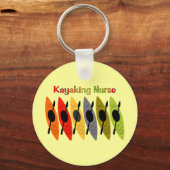 Kayaking Nurse T-Shirts en Gifts Sleutelhanger (Voorkant)