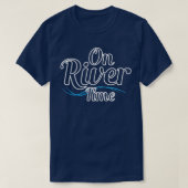 Kayaking On River Time T-shirt (Design voorkant)