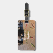 Kayaking on the Atlantic Ocean Bagagelabel (Voorkant verticaal)