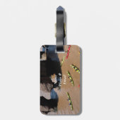 Kayaking on the Atlantic Ocean Bagagelabel (Achterkant verticaal)