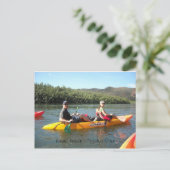 Kayaking on the Wailua Briefkaart (Staand voorkant)