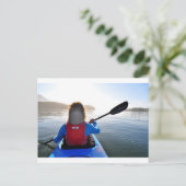 Kayaking op Vancouver Island Briefkaart (Staand voorkant)