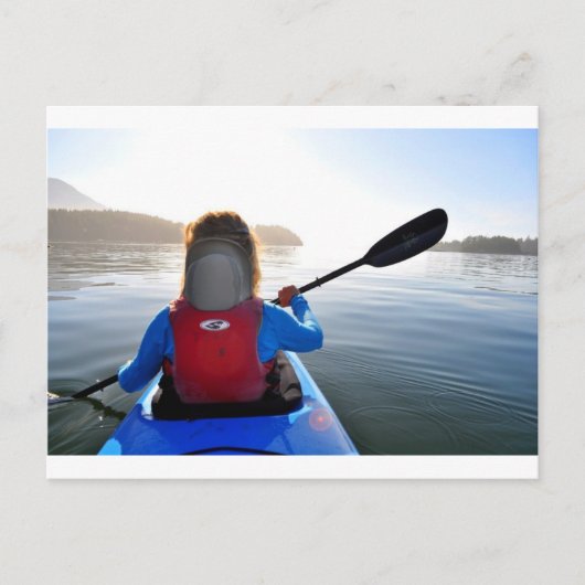 Kayaking op Vancouver Island Briefkaart (Voorkant)