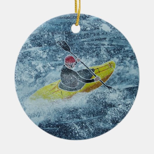 Kayaking ornament (Voorkant)