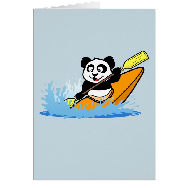 Kayaking Panda (Voorkant)