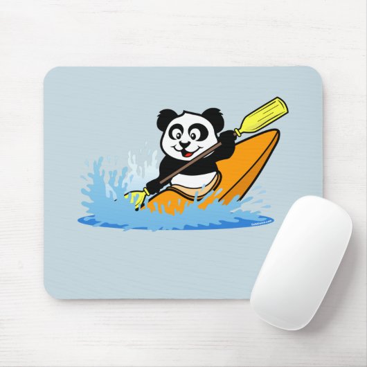 Kayaking Panda Muismat (Met muis)