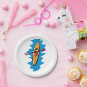 Kayaking Papieren Bordje (Feest)