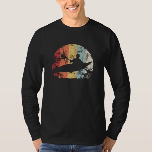 Kayaking Retro T-shirt (Voorkant)