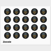 Kayaking Ronde Sticker (Vel)