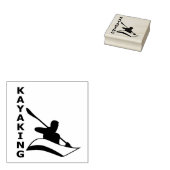 Kayaking Rubberstempel (Gestempeld)